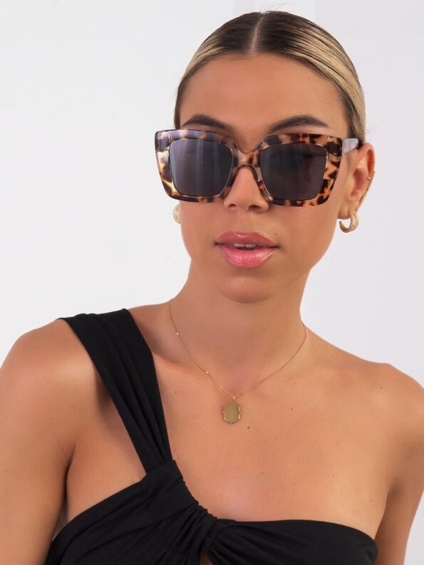 ANNAKEY STACY LEOPARD SUNGLASSES
