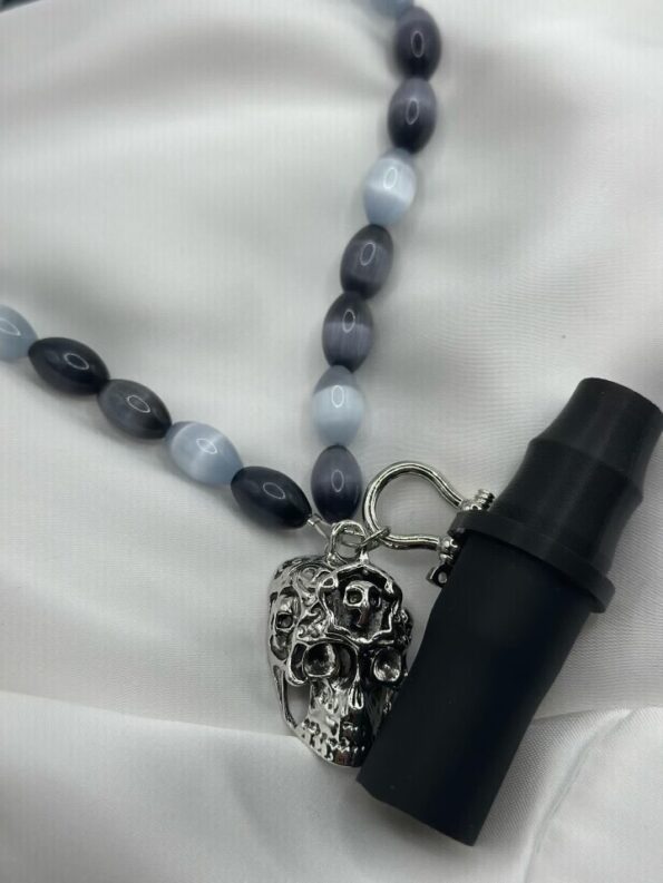 NAVY HOOKAH NECKLACE