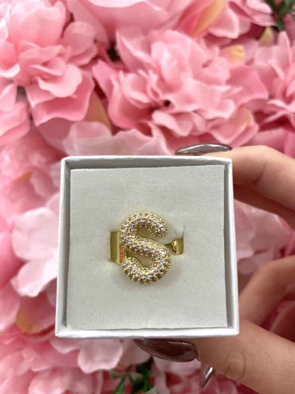 MONOGRAM  GOLD RING - Image 2
