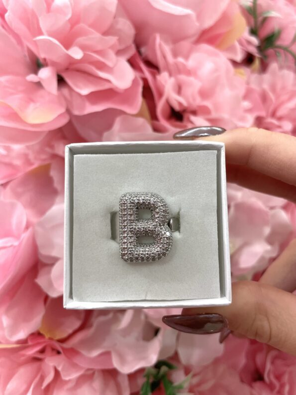 MONOGRAM SILVER RING - Image 2