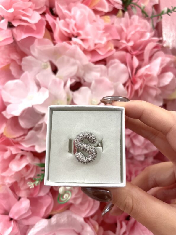 MONOGRAM SILVER RING - Image 4