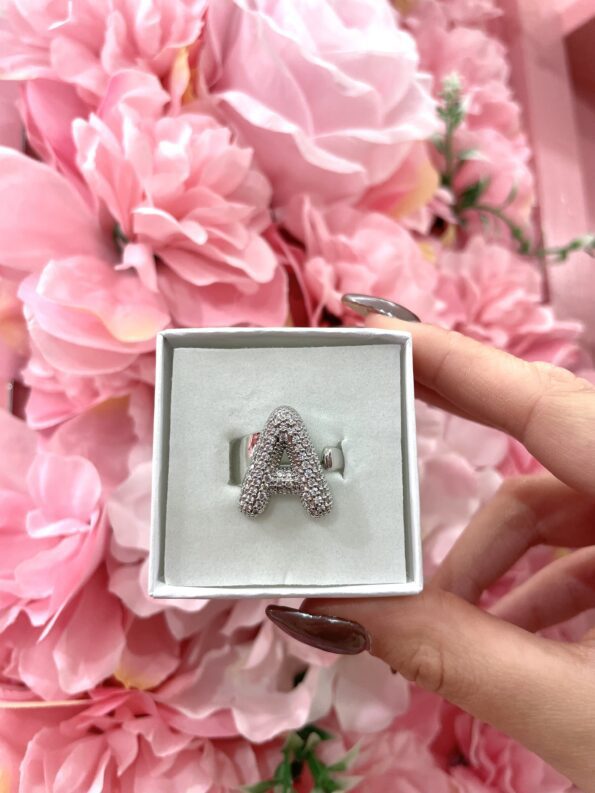MONOGRAM SILVER RING - Image 5
