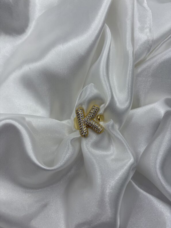 MONOGRAM  GOLD RING - Image 7