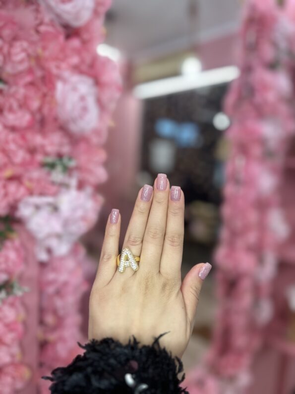 MONOGRAM  GOLD RING - Image 3