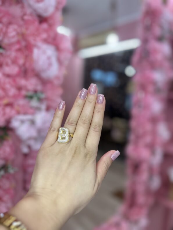 MONOGRAM  GOLD RING - Image 4