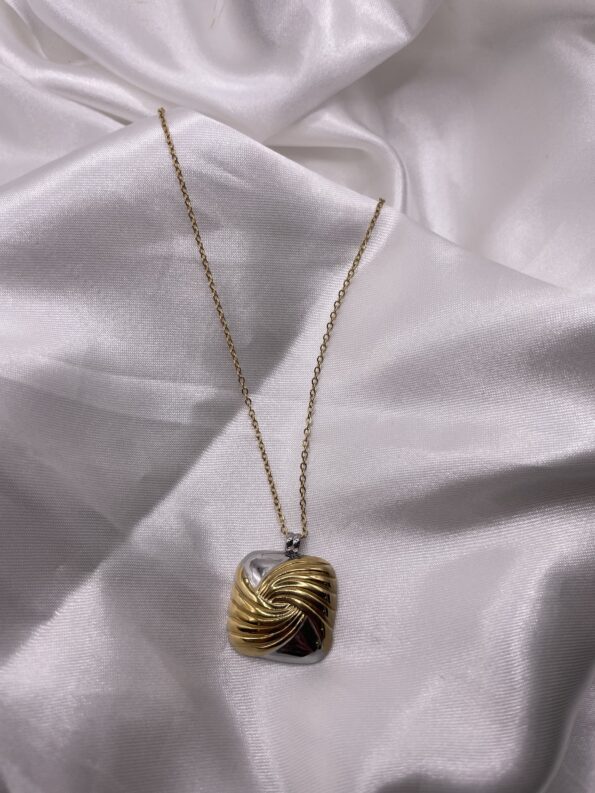 GOLD SILVER NECKLACE