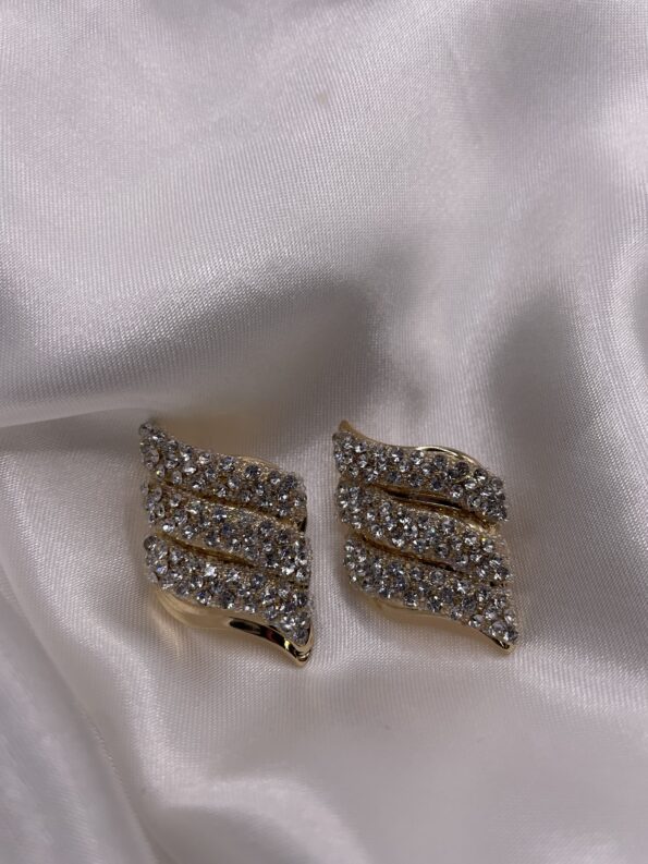 HERMES STRASS EARRINGS