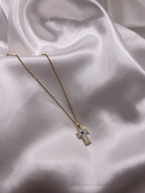 EYE CROSS NECKLACE