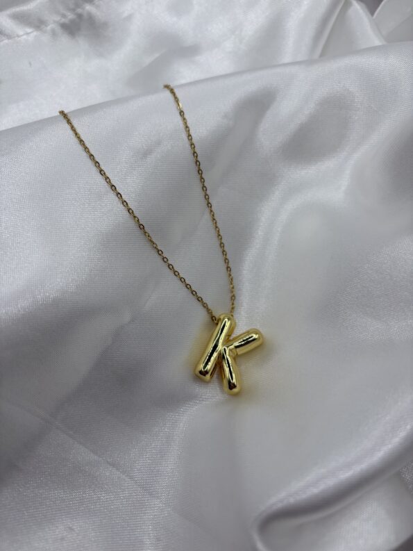 " K " GOLD MONOGRAM