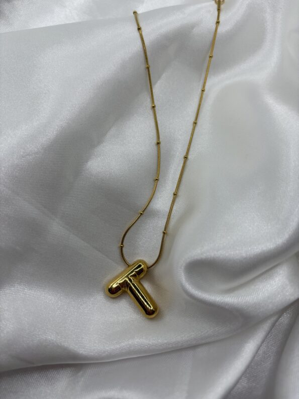 " T " GOLD MONOGRAM