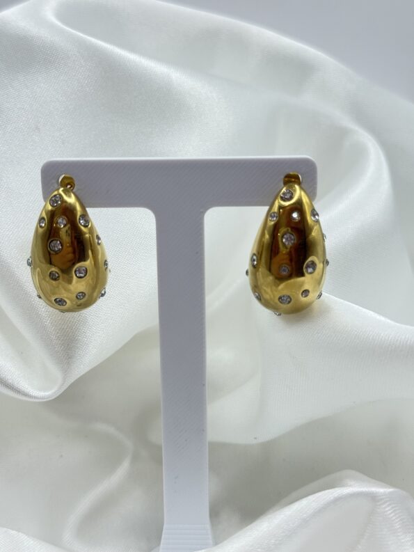 STRASS DROPS EARRINGS - Image 3