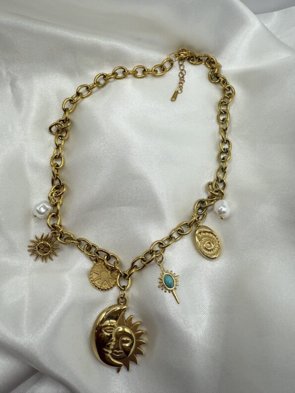 SUNMOON PEARL NECKLACE