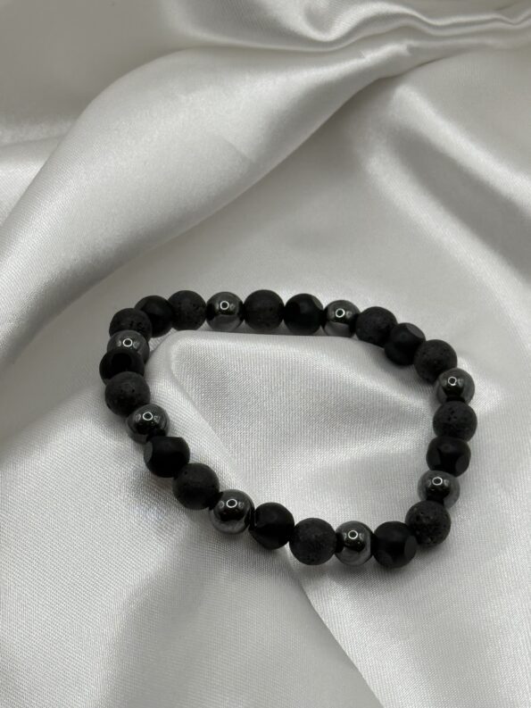 SIMPLE BLACK MEN'S BRACELET