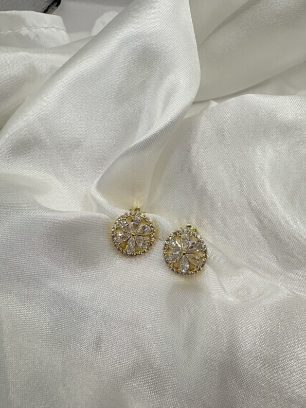 ZIRCON CLIP EARRINGS