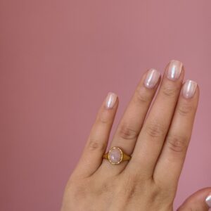 Pink Crystal Ring