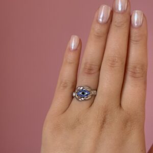 Eye Zircon Ring